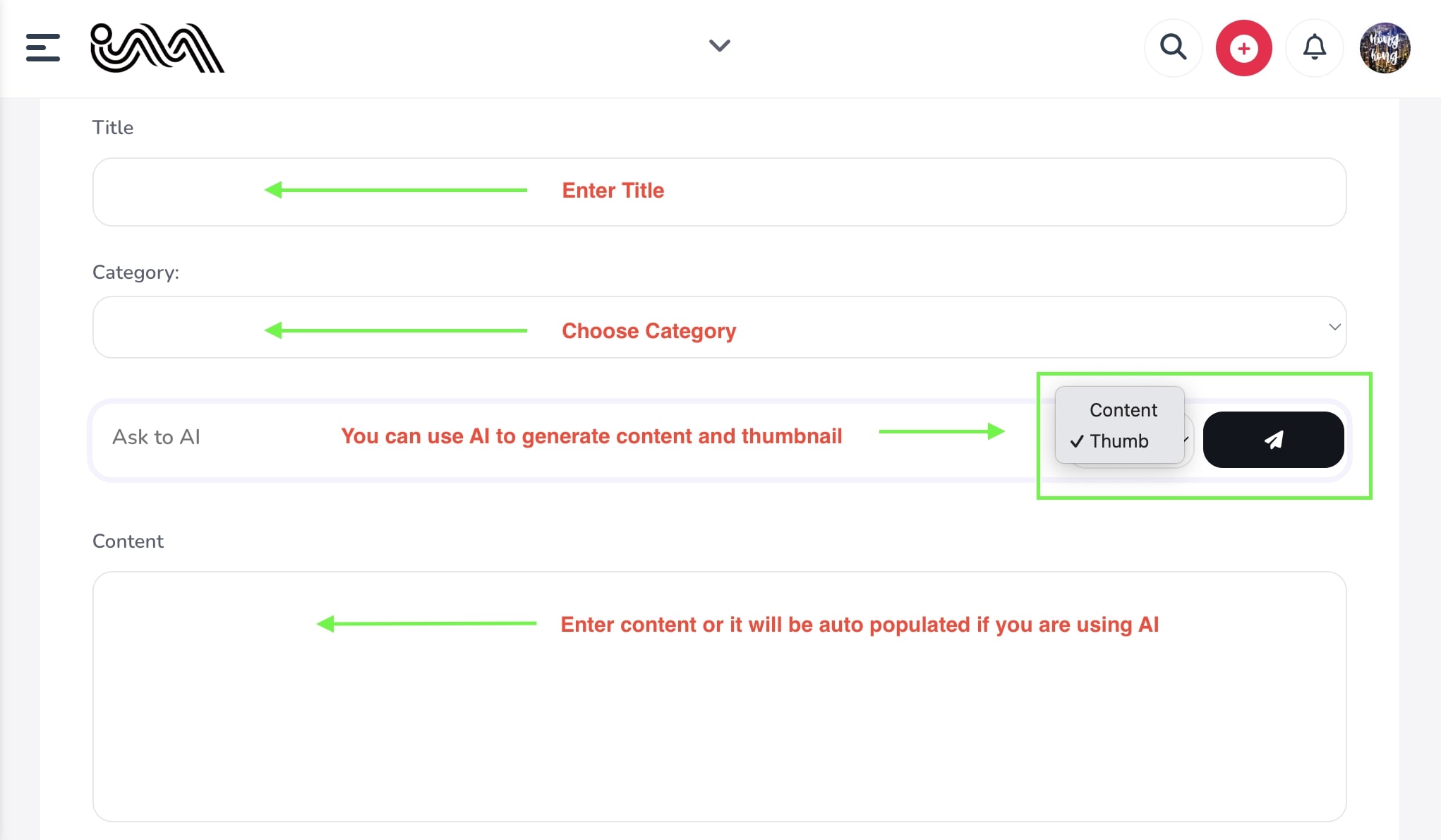 Step 2: Enter Your Prompt